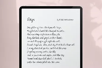 Sweet Note font