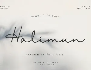 Halimun font