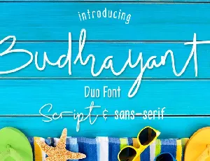 Budhayanti Script font