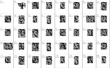 Ehmcke-Fraktur Initialen font