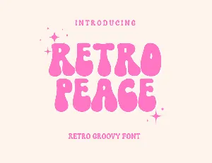 Retro Peace font