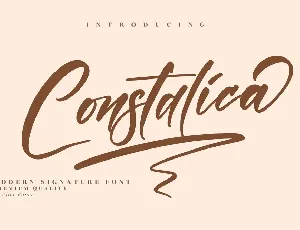 Constalica font