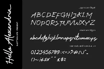 Hello Alexandria font