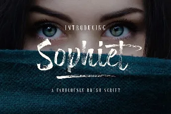 Sophiet Brush font