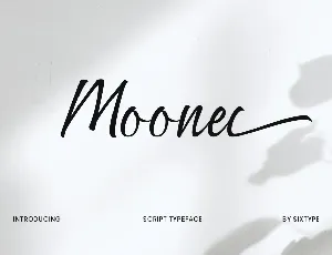 Moonel font