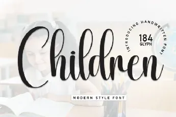 Children Script font