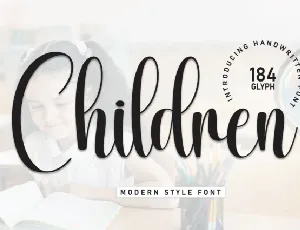 Children Script font