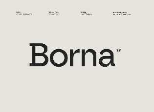 Borna font