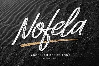 Nofela Brush font