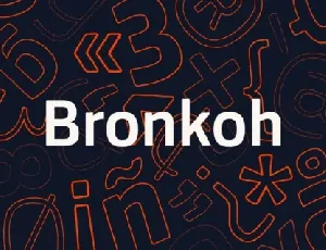 Bronkoh Family font