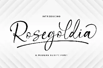 Rosegoldia font