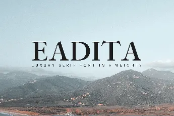 Eadita font