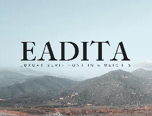 Eadita font