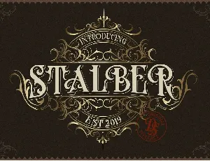 Stalber font