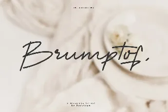 Brumptof font