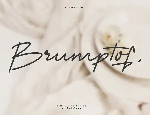 Brumptof font