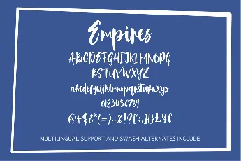 Empires font