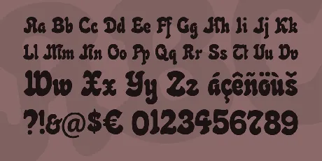 Neptun CAT font