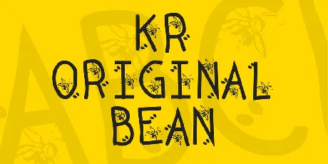 KR Original Bean font