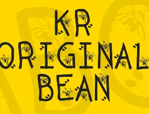 KR Original Bean font