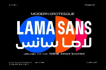 Lama Sans Family font