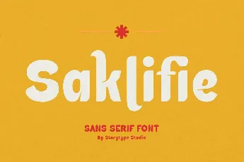 Saklifie font