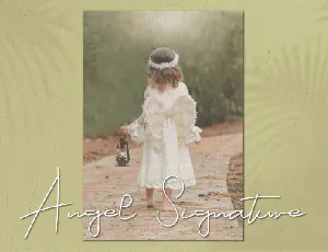 Angel Signature font