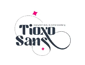 Tioxo Sans font