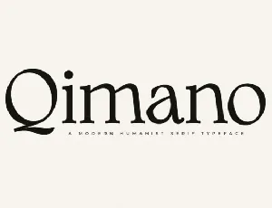 Qimano font