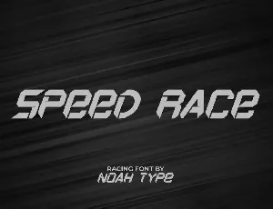 Speed Race Demo font