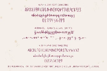 Autumn Love Demo Beck McCormick font