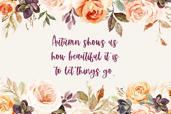 Autumn Love Demo Beck McCormick font