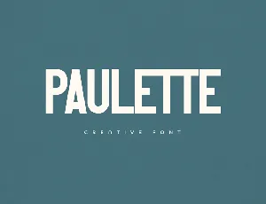 Paulette font