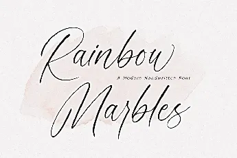 Rainbow Marbles font