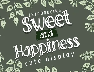 Sweet and Happiness font