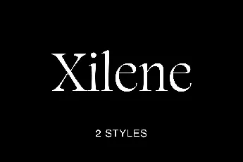 Xilene font