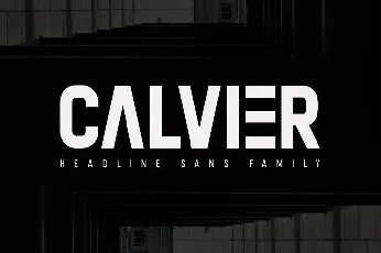 Calvier Sans Family font