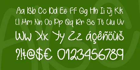 Behind Green Eyes font