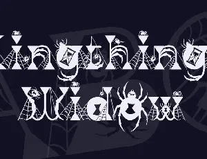 Kingthings Widow font