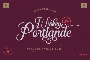 Wiskey Portlande font