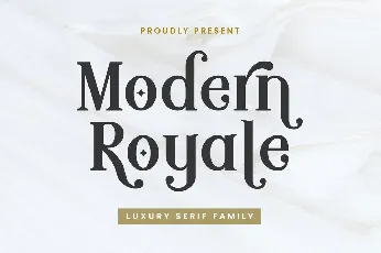 Modern Royale font