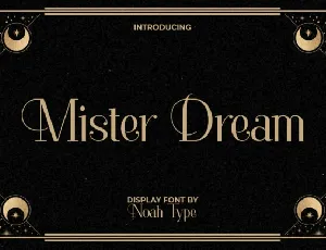 Mister Dream font