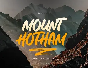 Hotham Script font