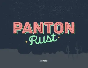 Panton Rust Family font