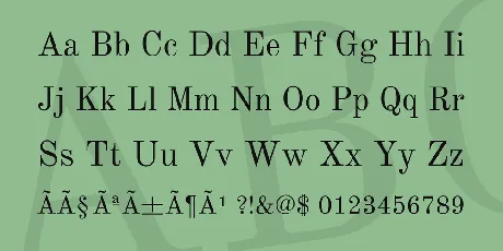 Old Standard TT font