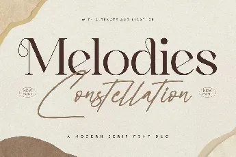 Melodies Constellation font