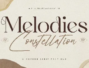 Melodies Constellation font