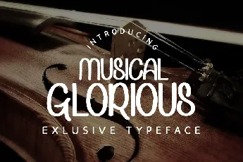 Musical Glorious font