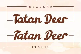 Tatan Deer Display font