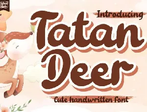 Tatan Deer Display font